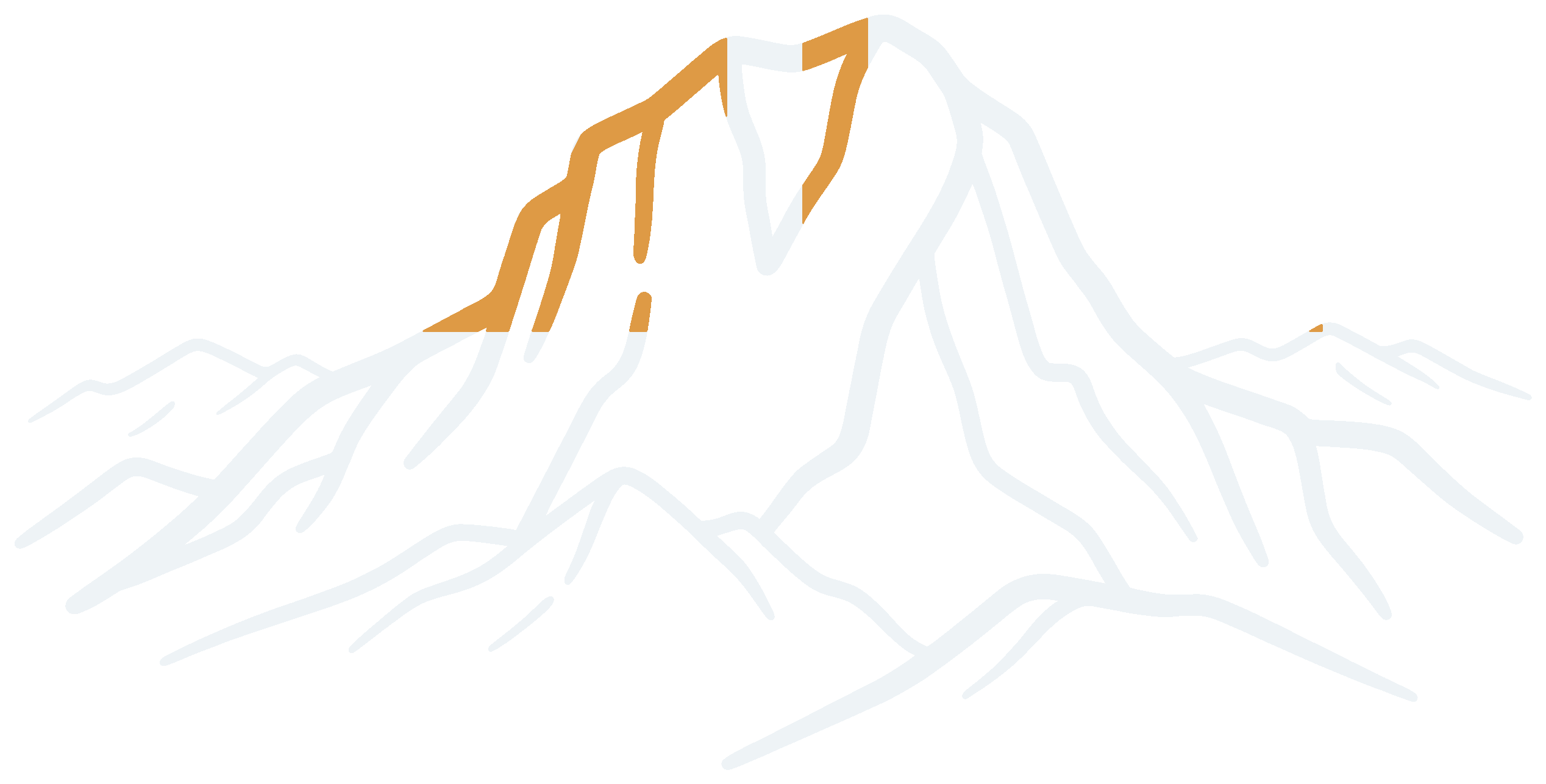 玉山 日照金山